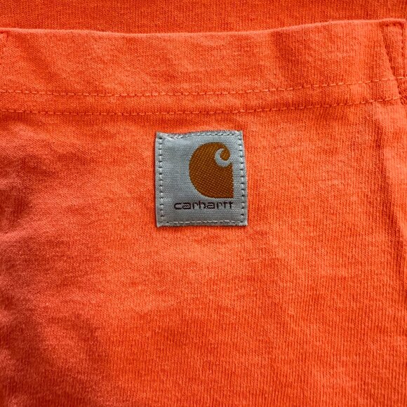 Ladies Carhartt Orange Short Sleeve Crew Tee Pre-owned Size L/12-14‎ Loos… - Picture 4 of 8
